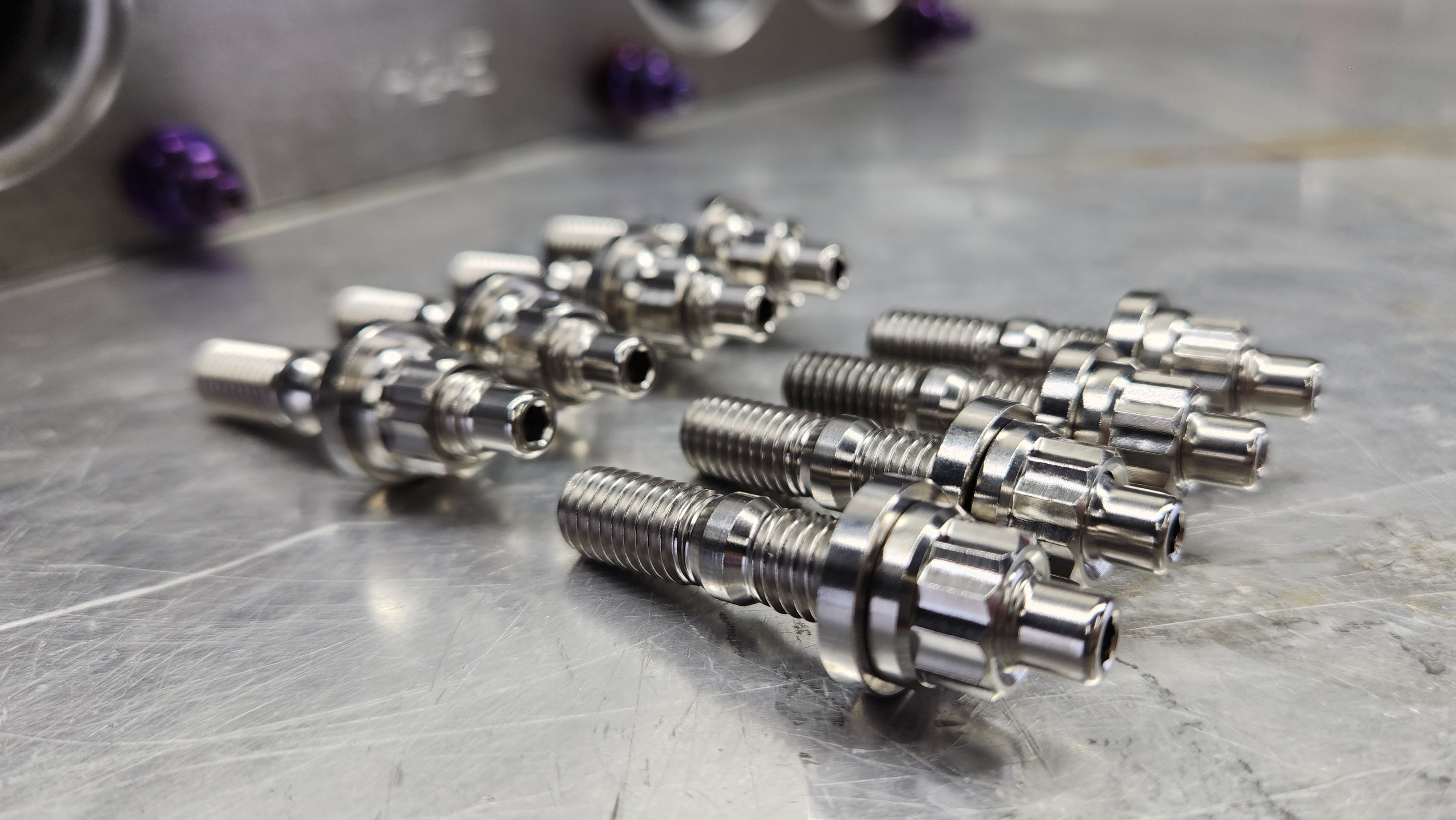 Nice Time Racing KA24E Titanium Exhaust Studs