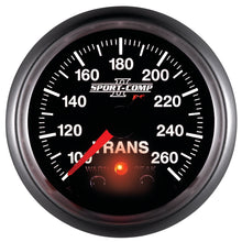 Load image into Gallery viewer, Autometer Elite 52.4mm 100-260F Transmission Temprature Peak & Warn w/ Electronic Control Gauge
