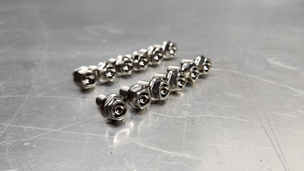 Nice Time Racing KA24DE/KA24E Titanium Oil Pan Bolts