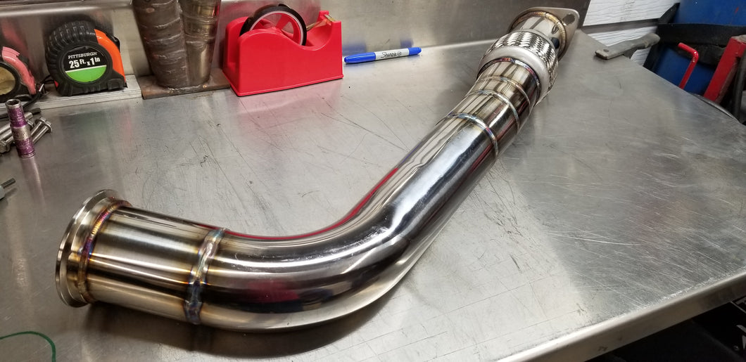 3'' Stainless V-band Mid-Pipe with Flex
