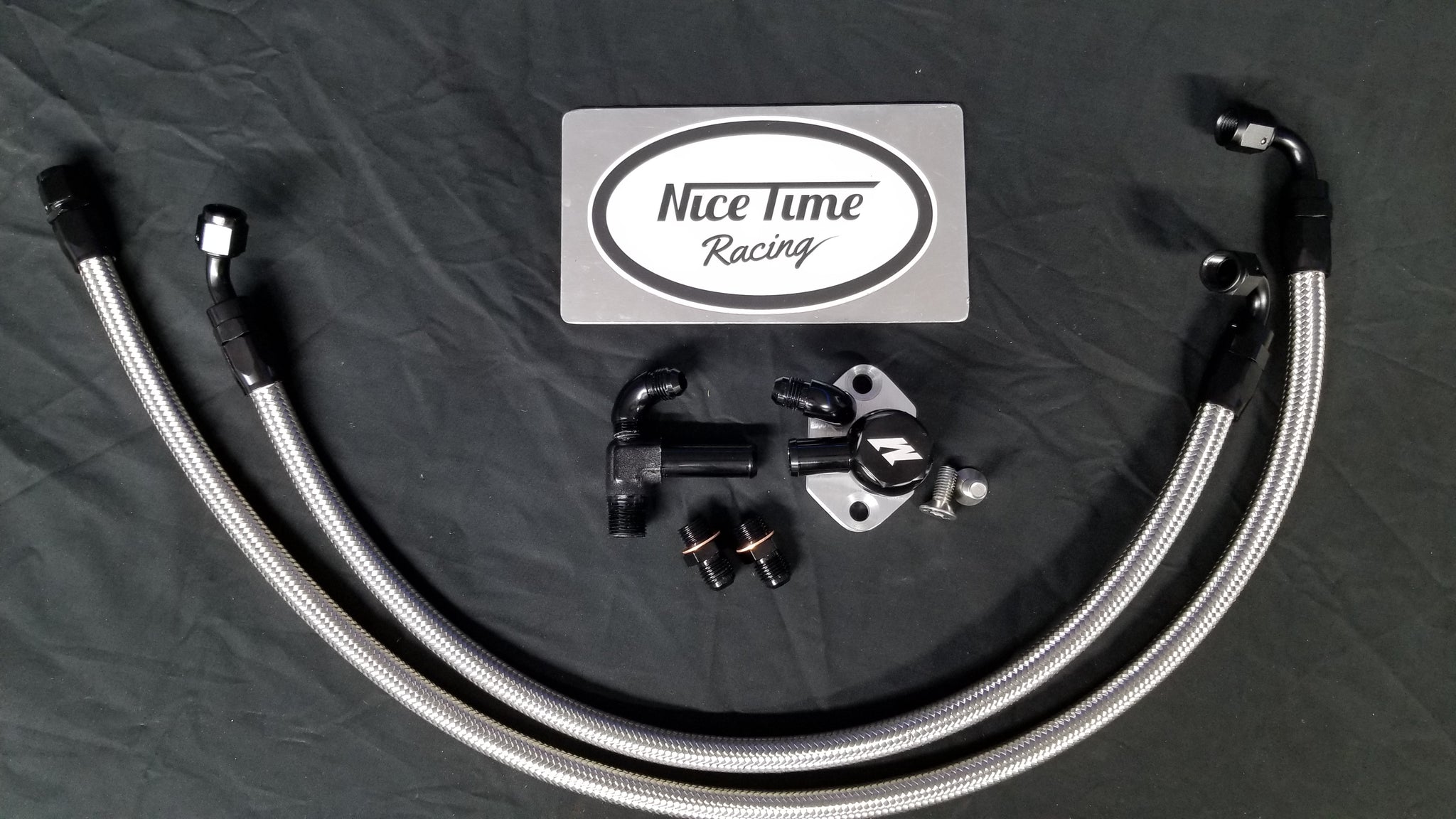 Nice Time Racing KA24DE/KA24E Turbo Plumbing kit SR Location