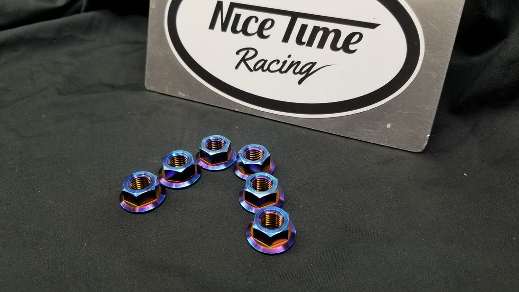 Nice Time Racing 240sx Titanium Strut Nuts