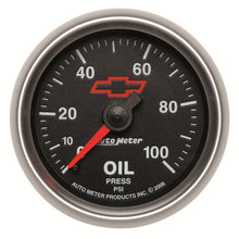 Load image into Gallery viewer, Autometer Sport-Comp II GM 52mm 0-100 PSI Mechanical Oil Pressure Gauge

