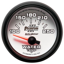 Load image into Gallery viewer, Autometer Phantom II 52.4mm SSE 100-250 Deg F Water Temperature Gauge

