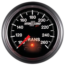 Load image into Gallery viewer, Autometer Elite 52.4mm 100-260F Transmission Temprature Peak &amp; Warn w/ Electronic Control Gauge
