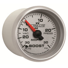 Load image into Gallery viewer, Autometer Ultra-Lite II 52mm 30 PSI Mechanical Boost Gauge
