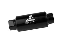 Load image into Gallery viewer, Aeromotive In-Line Fuel Filter 40-M Stainless Mesh Element ORB-10 Port (Bright-Dip Black) 2in. OD
