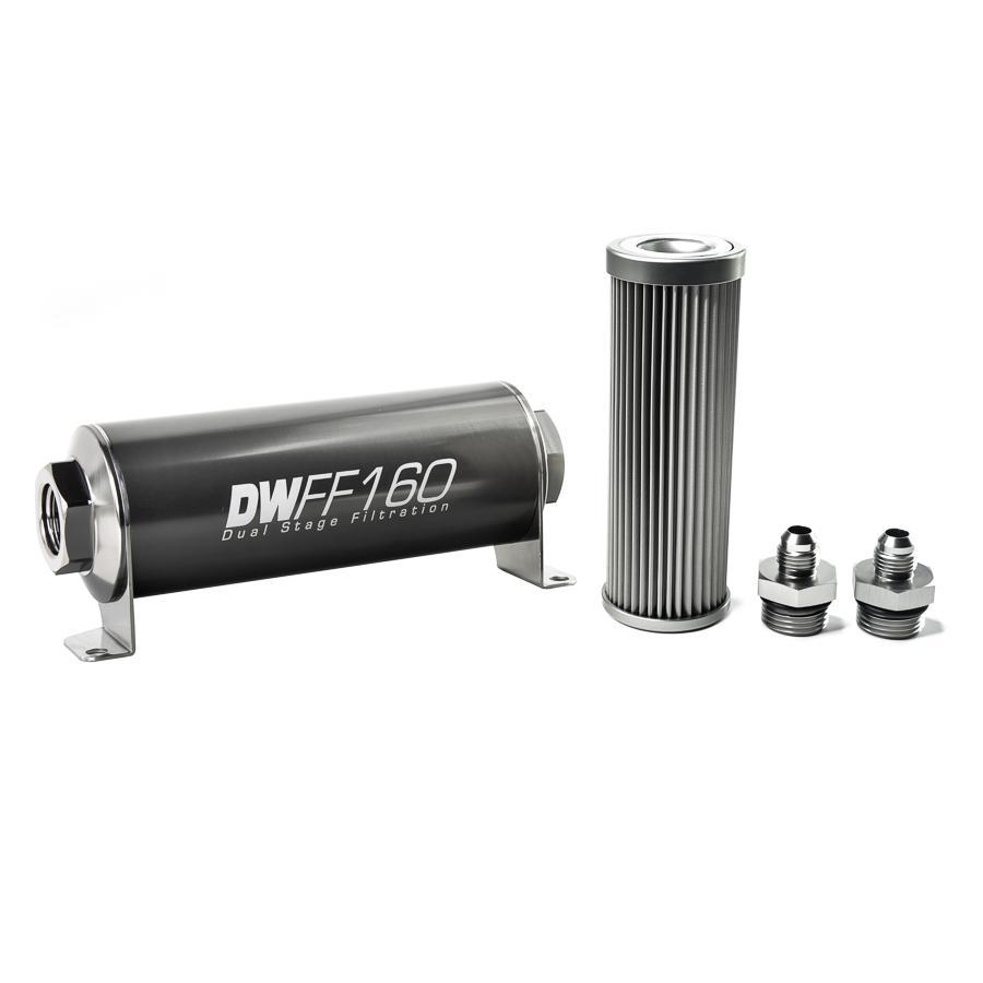 DeatschWerks160mm Fuel Filter Kit 6AN/8AN/10AN