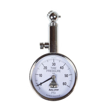 Load image into Gallery viewer, Autometer 60 PSi Peak/Hold Mechanical Tire Pressure Gauge
