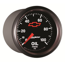 Load image into Gallery viewer, Autometer Sport-Comp II GM 52mm 0-100 PSI Mechanical Oil Pressure Gauge
